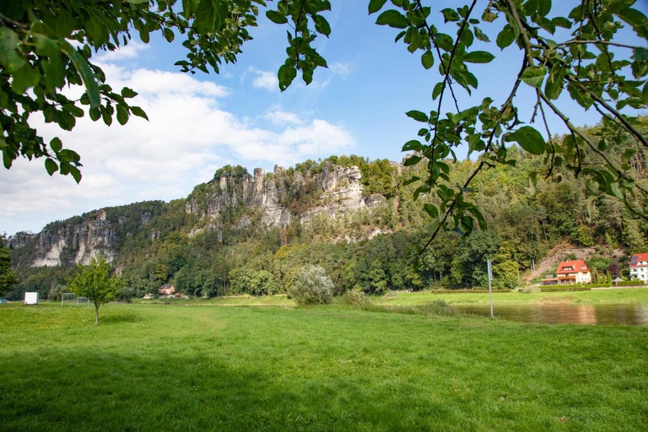 Traumhaftes Gaestehaus An Elberadweg Und Bastei Rathen Ngoại thất bức ảnh