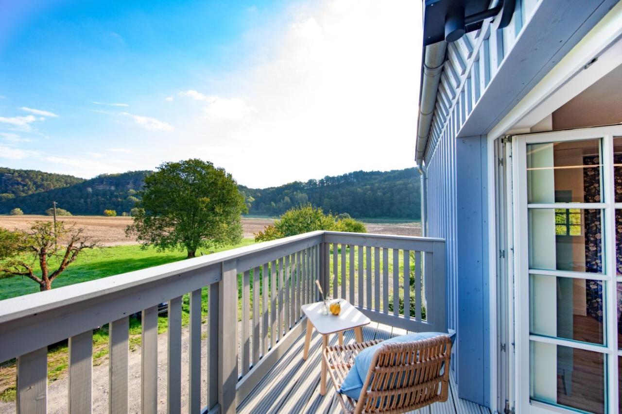 Traumhaftes Gaestehaus An Elberadweg Und Bastei Rathen Ngoại thất bức ảnh